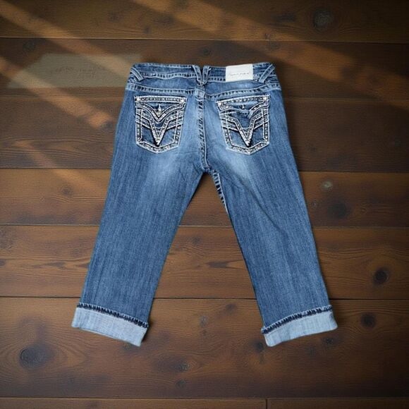 Vigoss The New York Denim Capris Size 7/8 Waist 32” #106 - Picture 1 of 6